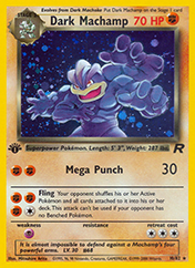 Dark Machamp Team Rocket Card List