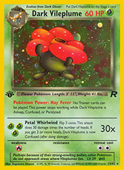 Dark Vileplume Team Rocket Pokemon Card
