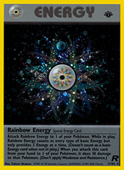 Rainbow Energy Team Rocket Card List