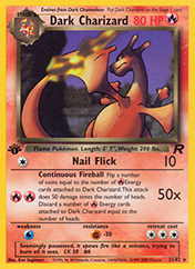 Dark Charizard Team Rocket Pokemon Card