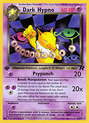 Dark Hypno Team Rocket Pokemon Card