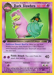 Dark Slowbro Team Rocket Pokemon Card