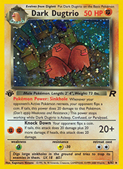 Dark Dugtrio Team Rocket Card List