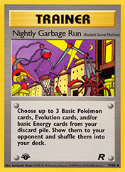 Nightly Garbage Run Team Rocket Pokemon Card