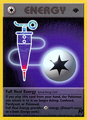 Full Heal Energy Team Rocket Pokemon Card