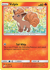 Vulpix Team Up Card List