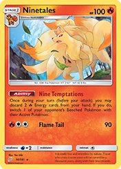 Ninetales Team Up Card List