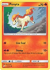 Ponyta Team Up Card List