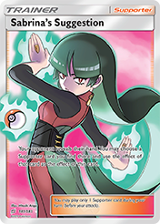 Sabrina's Suggestion Team Up Pokemon Card
