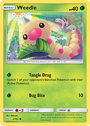 Weedle Team Up Card List