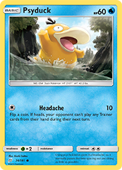 Psyduck Team Up Pokemon Card