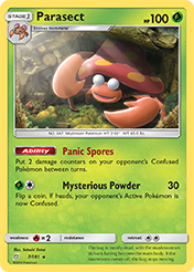 Parasect Team Up Pokemon Card