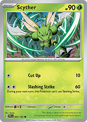 Scyther Temporal Forces Card List