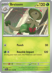 Breloom Temporal Forces Card List