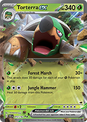 Torterra ex Temporal Forces Card List