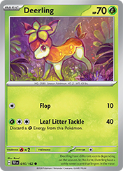 Deerling Temporal Forces Card List