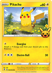 Pikachu Trick or Trade Pokemon Card