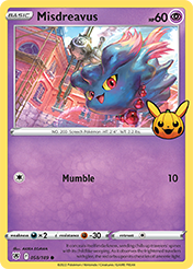 Misdreavus Trick or Trade Pokemon Card