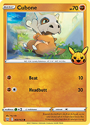 Cubone Trick or Trade Card List