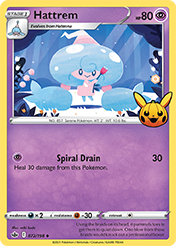 Hattrem Trick or Trade Pokemon Card