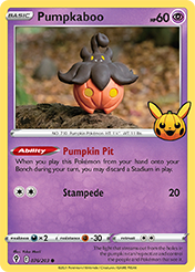 Pumpkaboo Trick or Trade Pokemon Card