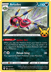 Ariados Trick or Trade Pokemon Card