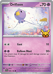 Drifloon Trick or Trade 2023 Card List