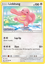 Lickitung Ultra Prism Pokemon Card
