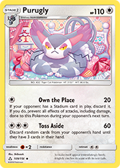 Purugly Ultra Prism Pokemon Card