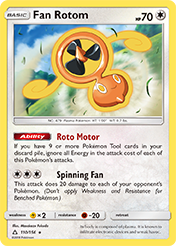Fan Rotom Ultra Prism Pokemon Card