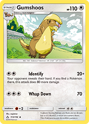 Gumshoos Ultra Prism Pokemon Card