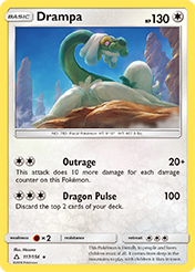 Drampa Ultra Prism Pokemon Card