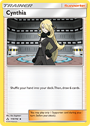 Cynthia Ultra Prism Pokemon Card