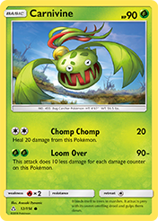 Carnivine Ultra Prism Card List