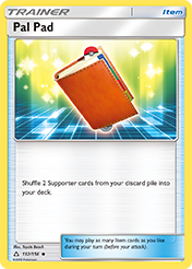 Pal Pad Ultra Prism Pokemon Card