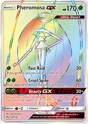 Pheromosa-GX Ultra Prism Pokemon Card