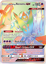 Dawn Wings Necrozma-GX Ultra Prism Pokemon Card