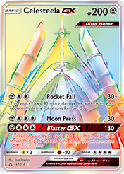 Celesteela-GX Ultra Prism Pokemon Card