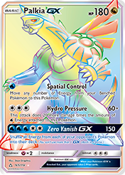 Palkia-GX Ultra Prism Pokemon Card
