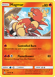 Magmar Ultra Prism Card List