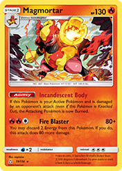 Magmortar Ultra Prism Card List