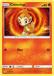 Chimchar Ultra Prism Card List