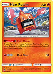 Heat Rotom Ultra Prism Pokemon Card
