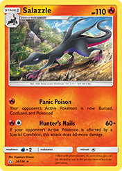 Salazzle Ultra Prism Pokemon Card