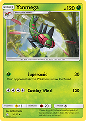 Yanmega Ultra Prism Pokemon Card