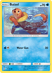 Buizel Ultra Prism Pokemon Card