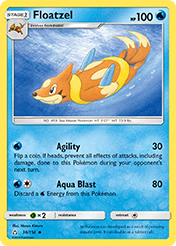 Floatzel Ultra Prism Pokemon Card