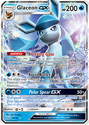 Glaceon-GX Ultra Prism Pokemon Card