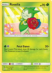 Roselia Ultra Prism Pokemon Card