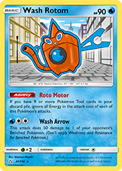 Wash Rotom Ultra Prism Pokemon Card